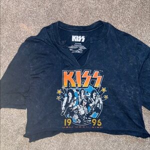 KISS Kids Black Graphic T-Shirt